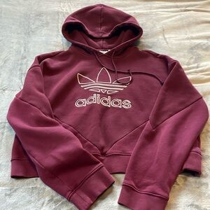 Adidas cropped hoodie